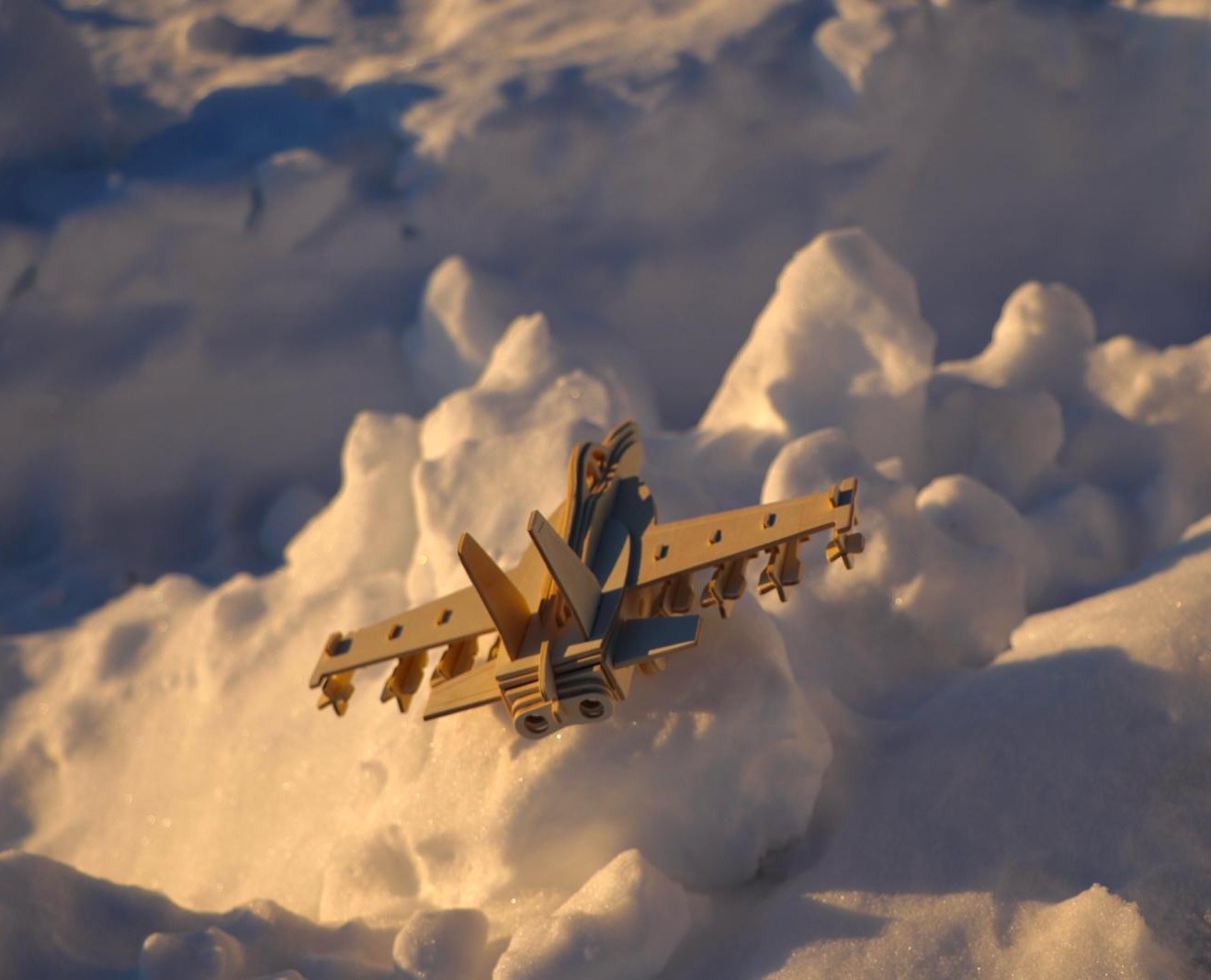 Aircraft model on tarmac